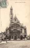 Paris CPA Church St Etienne of the Mount