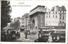 Paris CPA Boulevard and carries Saint Martin