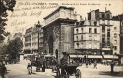 Paris CPA Boulevard and carries Saint Martin
