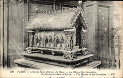 Paris CPA the church Saint Etienne of the Mount hunting co Genevieve