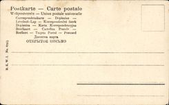 CPA Fantasy Woman and couple Bauer Wien