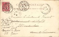 Compiegne CPA Statue von Jeanne des Bogens