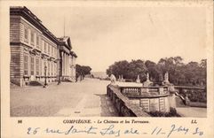 Compiegne CPA Gaumen die Terrasse