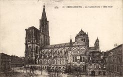 CPA Strasbourg the cathedral Southern part