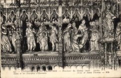 CPA Cathedral of Chartres Porutour of the chorus