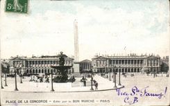 Paris CPA Place de la Concorde