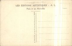 Paris CPA Opera et station de metro