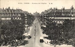 Paris CPA Avenue de l'opera
