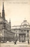 Paris CPA Palais de justice et la saint chapelle