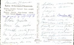 Paris CPM Saint Germain l'auxerrois Celebre retable flamand