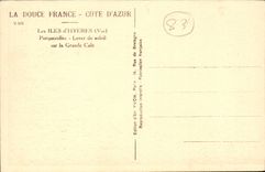 CPA Les iles d'Hyeres Porquerolles Lever de soleil sur la grande cale