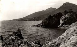 CPA L'Esterel les rochers rouges