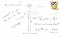 CPA L'Esterel les rochers rouges