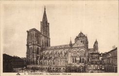 CPA Strasbourg the cathedral Southern part