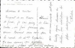 CPA Paris Notre Dame peniches sur la Seine