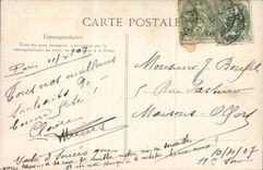 Paris CPA Une pensee