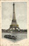 Paris CPA the Eiffel Tower