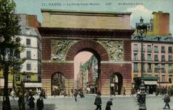 Paris CPA Gate Saint Martin