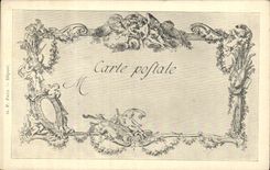 CPA Fantasy chiefs of work of art in 18th Fragonard Launay ass donkey