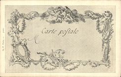 CPA Fantaisie Les chefs d'oeuvre de l'art au 18eme Freudeberg Lingee