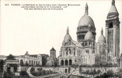 Paris CPA Basilique du Sacre Coeur de Montmartre