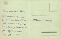 Paris CPA the lion of Belfort