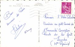 Paris CPM Notre Dame et la Seine