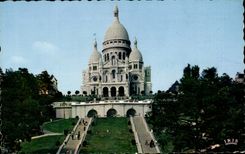 Paris CPM Sacre Coeur montmartre