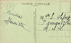 Paris CPA Seen from of Arc de Triomphe towards the avenues Victor Hugo and Kleber