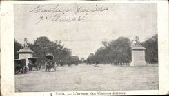 Paris CPA Which occurred of the Champs Elysees