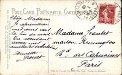 CPA Fantasy Woman in the boat