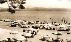 MODERN CARD Cavalaire on sea the beach