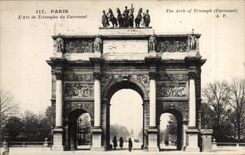 CPA Paris Arc de triomphe du Carrousel