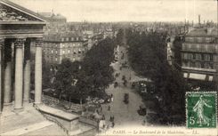 CPA Paris Boulevard de la Madeleine