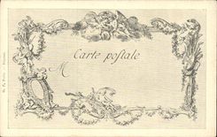 CPA Les chefs d'oeuvre de l'art Les bulles de savon Drouais Boizot Chat cat