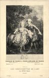CPA Les chefs d'oeuvre de l'art Charles de France et Marie adelaide de France Drouais Beauvarlet