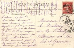 Luchon CPA der Park des Kasinos