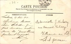 Luchon CPA der Park des Kasinos und der Hafen von Venasque