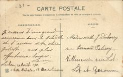 Luchon CPA Strasse des Tales des Lilien-untereren Stegs der Grube von Bonneau