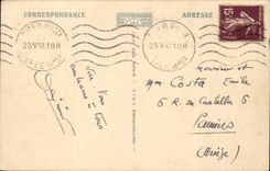 CPA Nice the palate of the pier and the walk of English