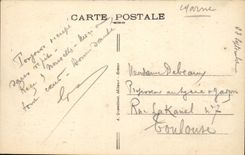 CPA Reims the course J B Langlet Seen southern