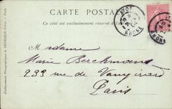 Lyon CPA Apse of the church of Fourviere