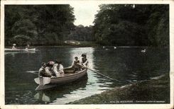 Paris CPA Bois de Boulogne Une bonne partie de canotage