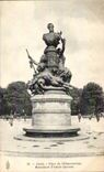 Paris CPA Places observatory Monument Francis Garnier