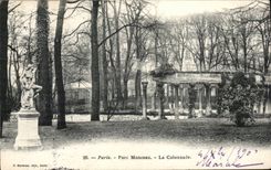 Paris CPA Park Heap the colonnade