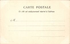 Paris CPA Boulevard Saint Germain Statue of DAnton