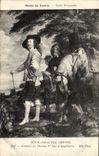 CPA Musee du Louvre Ecole flamande Dyck Portrait de Charles Ier roi d'Angleterre
