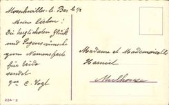 CPA Fantasy Children and baby Dog Dog