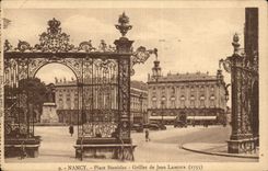 CPA Nancy Place Stanislas Grilles de Jean Lamour (1755)