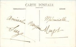 CPA Round Beziers point of the alleys and Entering of the plate